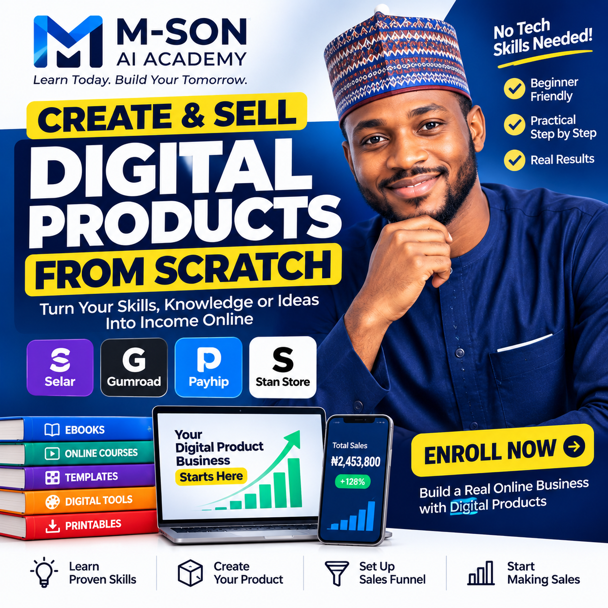 Create & Sell Digital Products From Scratch
